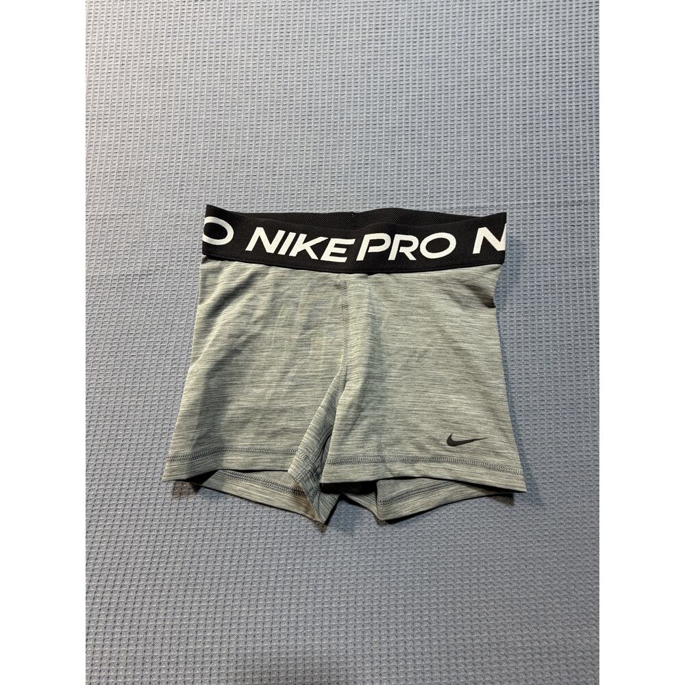 Nike Pro Athletic Bike Shorts Women‎ Sz S Gray Brand New
